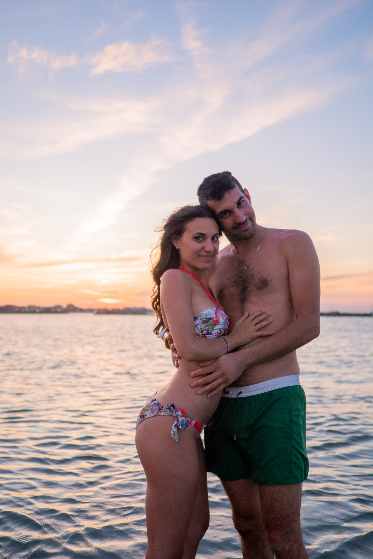 ﻿Engagement pre-wedding photoshoot in the port of Rimini 